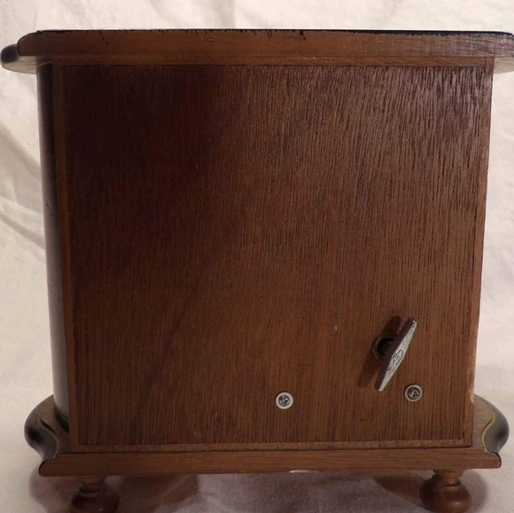 Vintage Jewelry Music Box with 3 drawers 7.5" - Picture 3 of 9